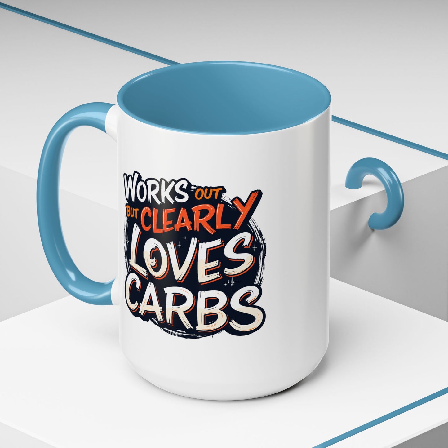 Adult Mug - Works Out But