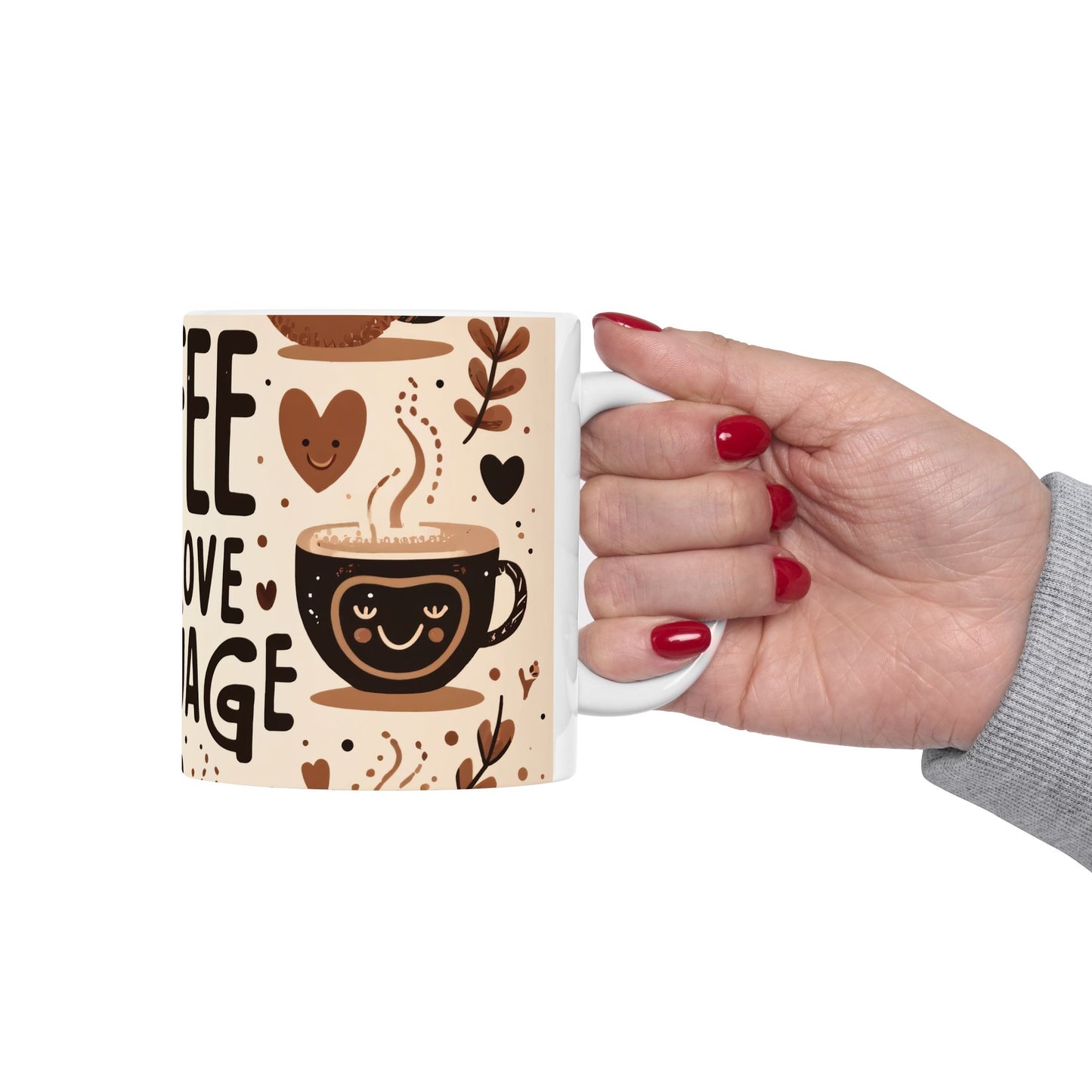Artistic Mug - Coffee is My Love Language