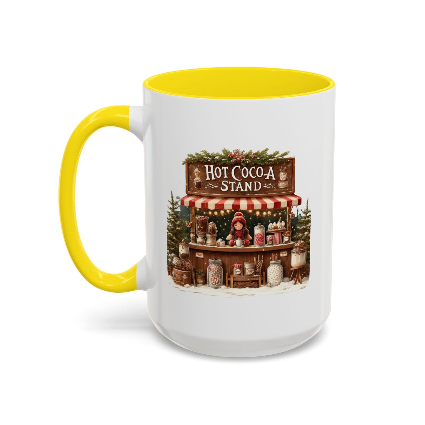 Christmas Mug - Hot Cocoa Stand White Text