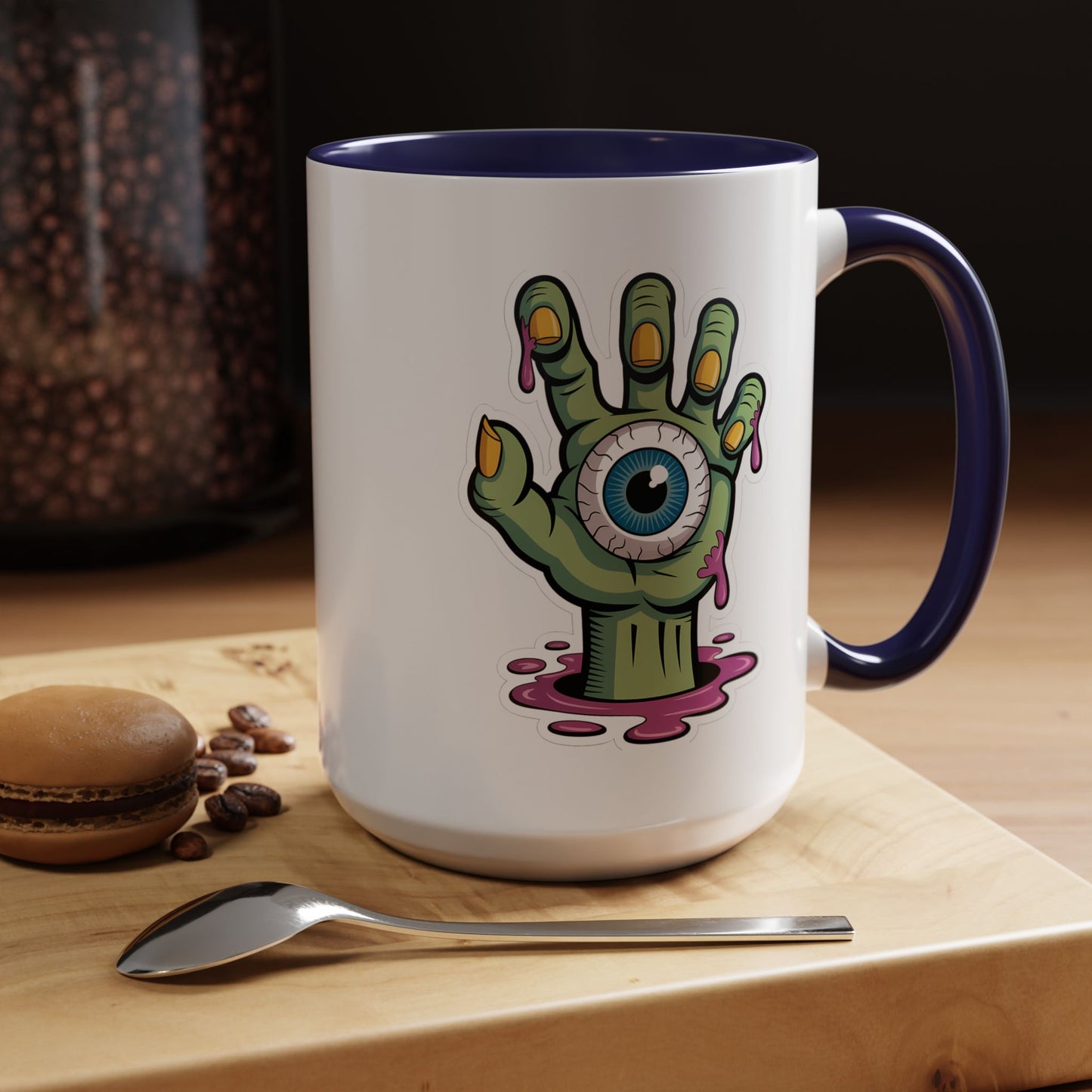 Halloween Mug - Eye Ball Hand