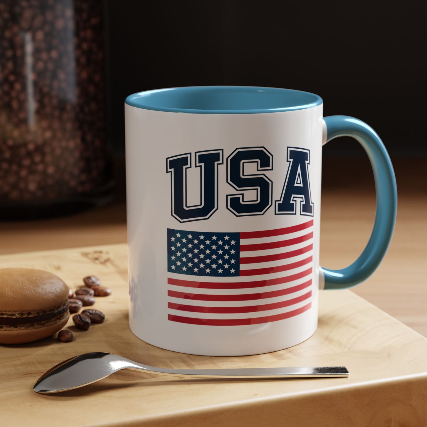 4th of July Mug - USA & Flag