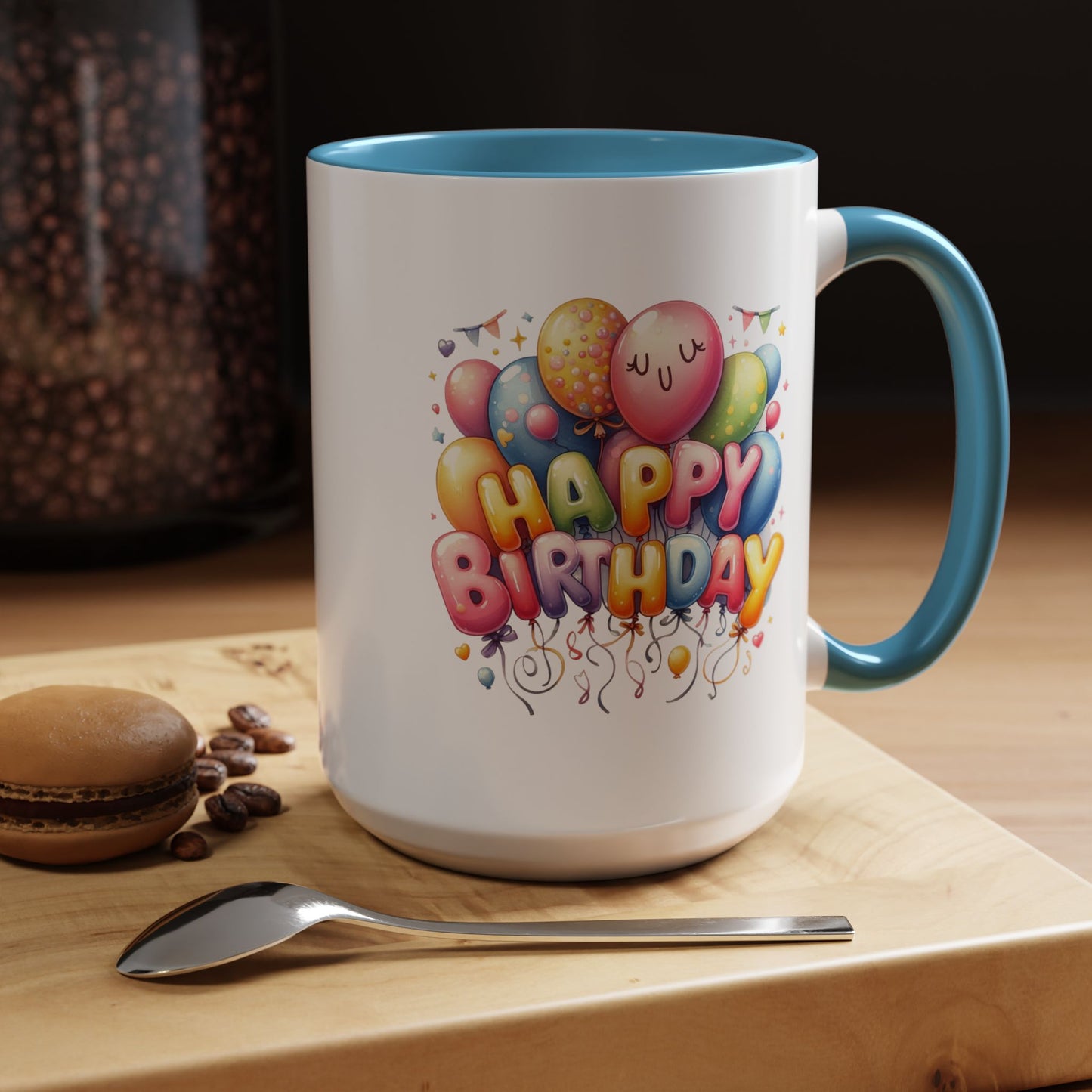 Birthday Mug - Happy Birthday Cute Balloon