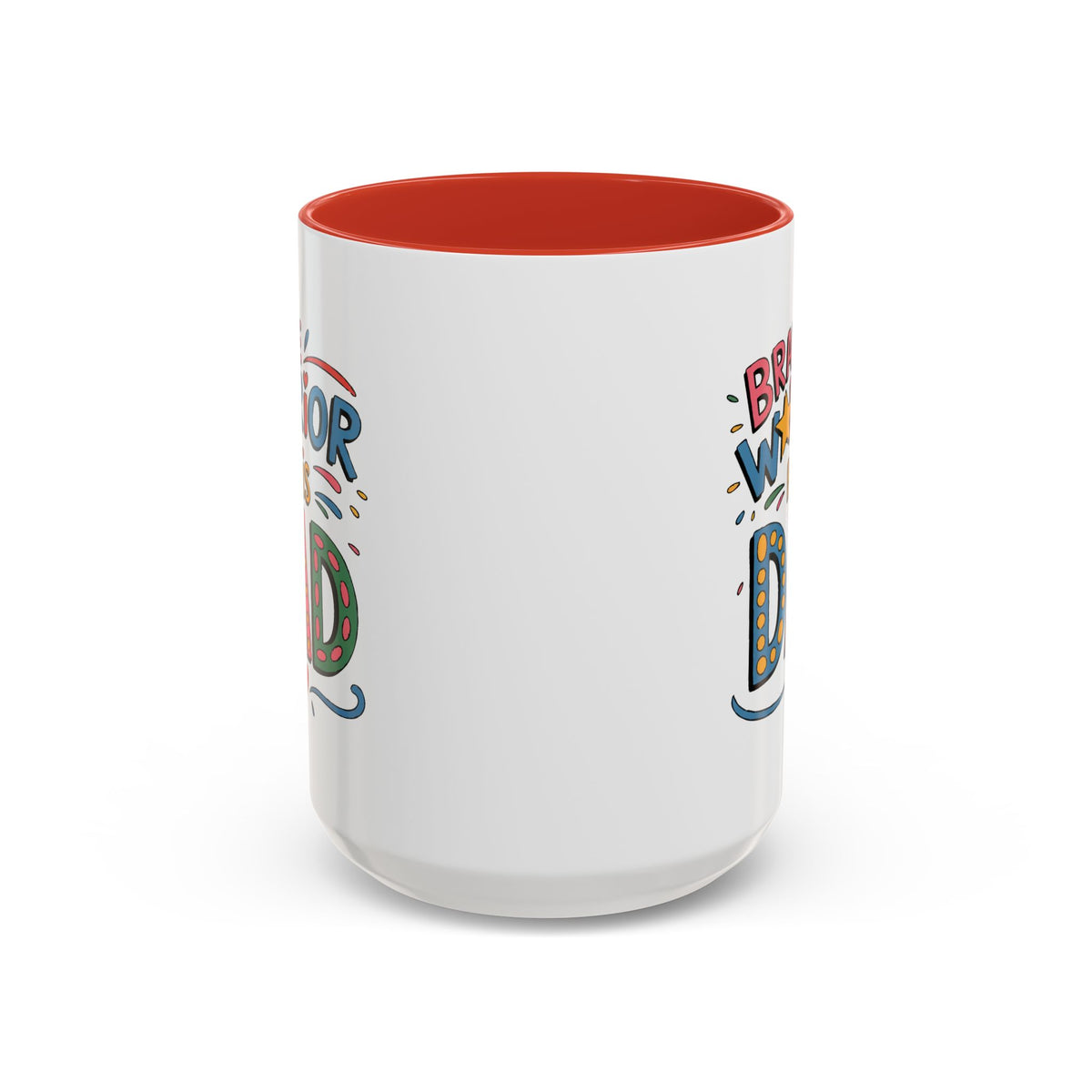 Father's Day Mug - Dad Brave Warrior