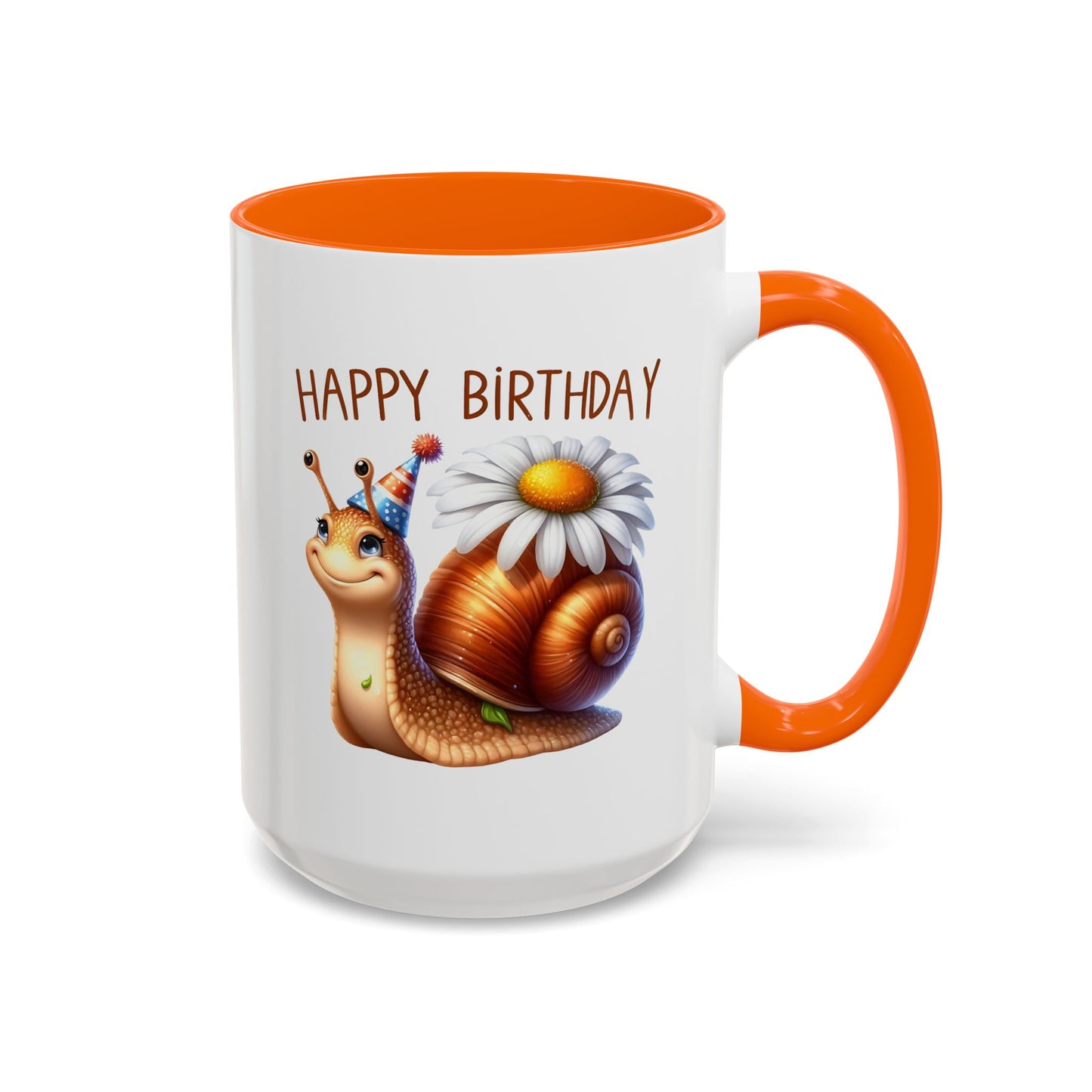 Birthday Mug - Snail Flower