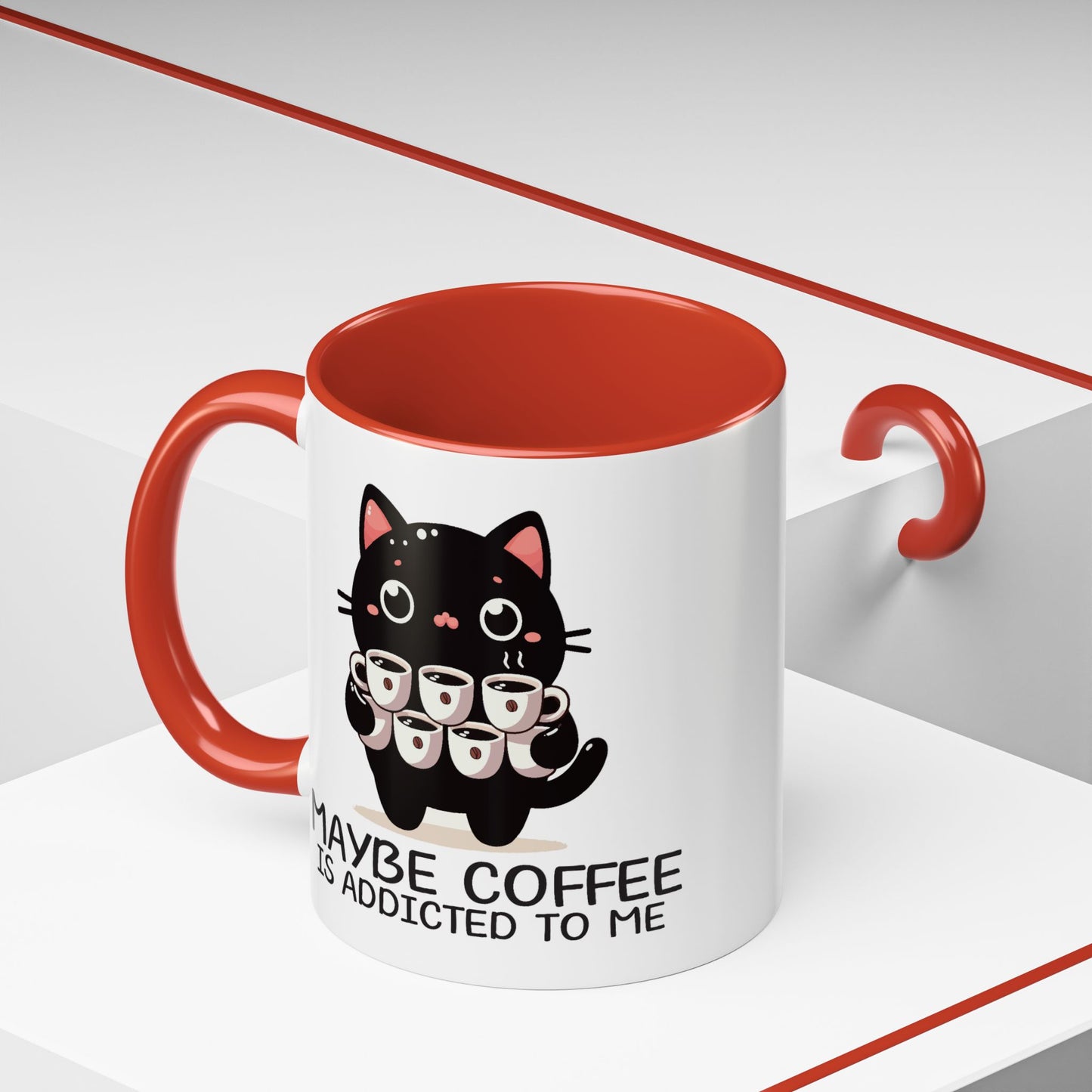 Animal Mug - Maybe Coffee is Addicted To Me