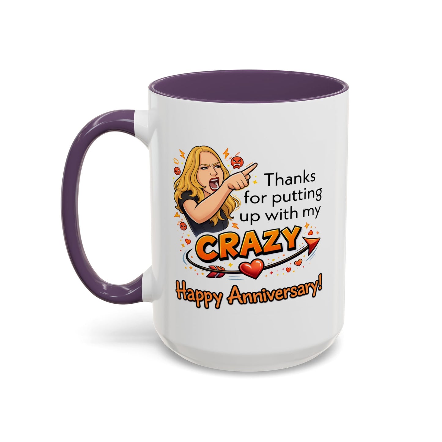 Anniversary Mug - Thanks For Putting Up