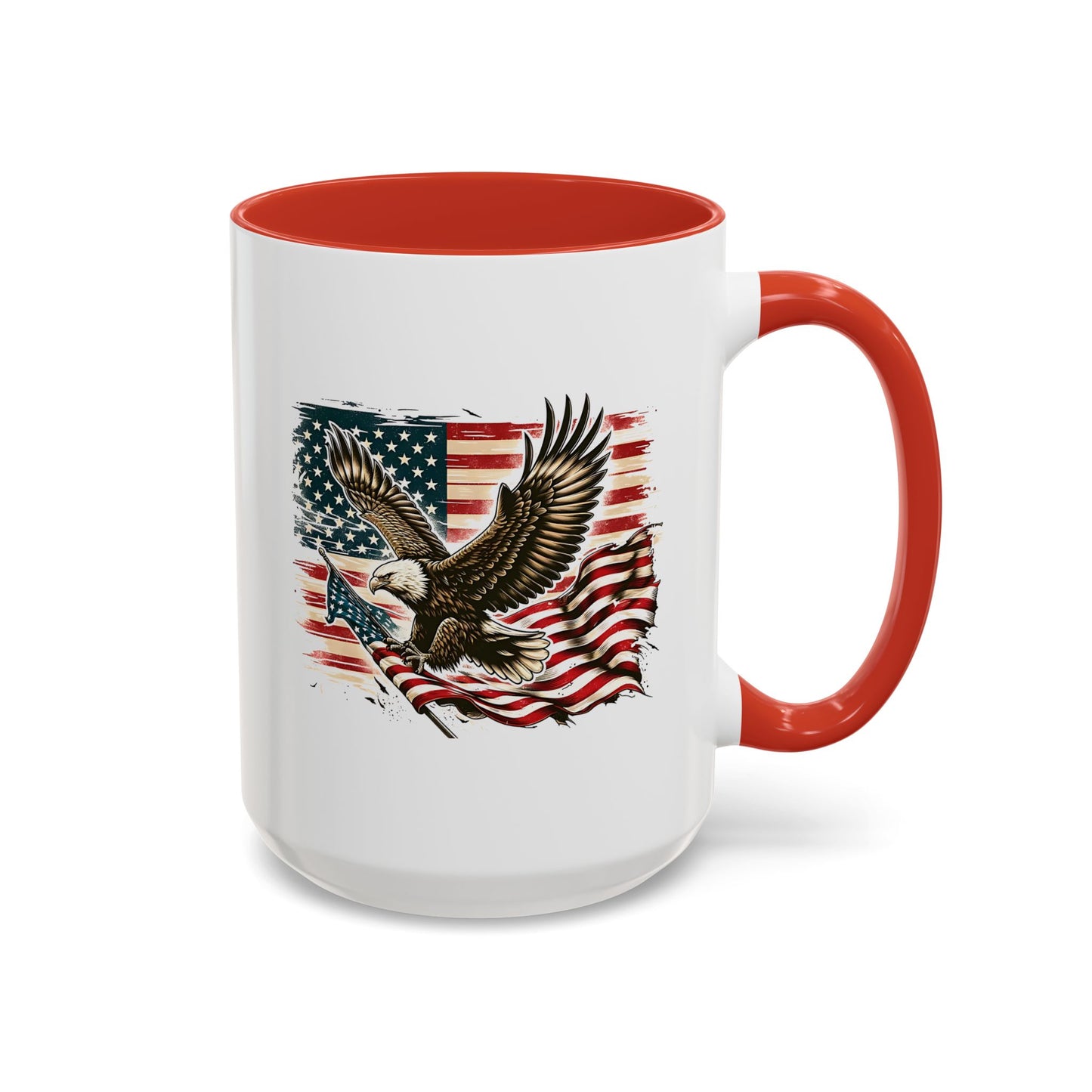 4th of July Mug - American Bald Eagle Flag 9
