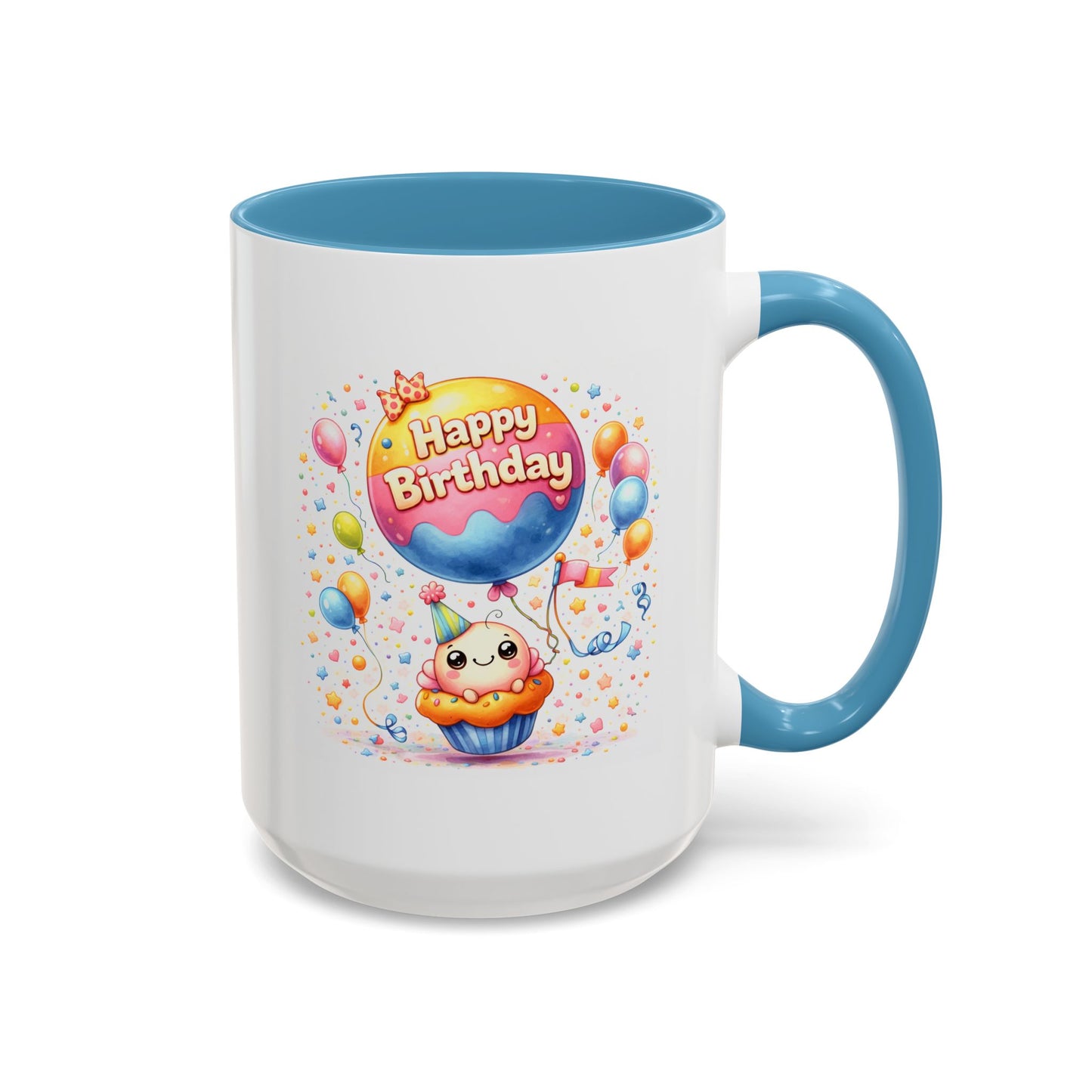 Birthday Mug - Cupcake Balloon