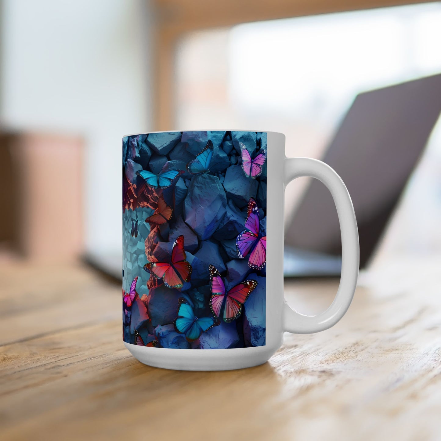 Artistic Mug - Colorful Butterflies
