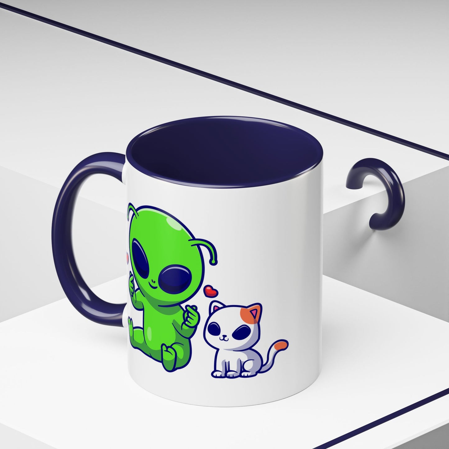 Alien Mug - Cute Alien Cat