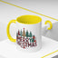 Christmas Mug - Merry Christmas Tartan Text Trees Presents