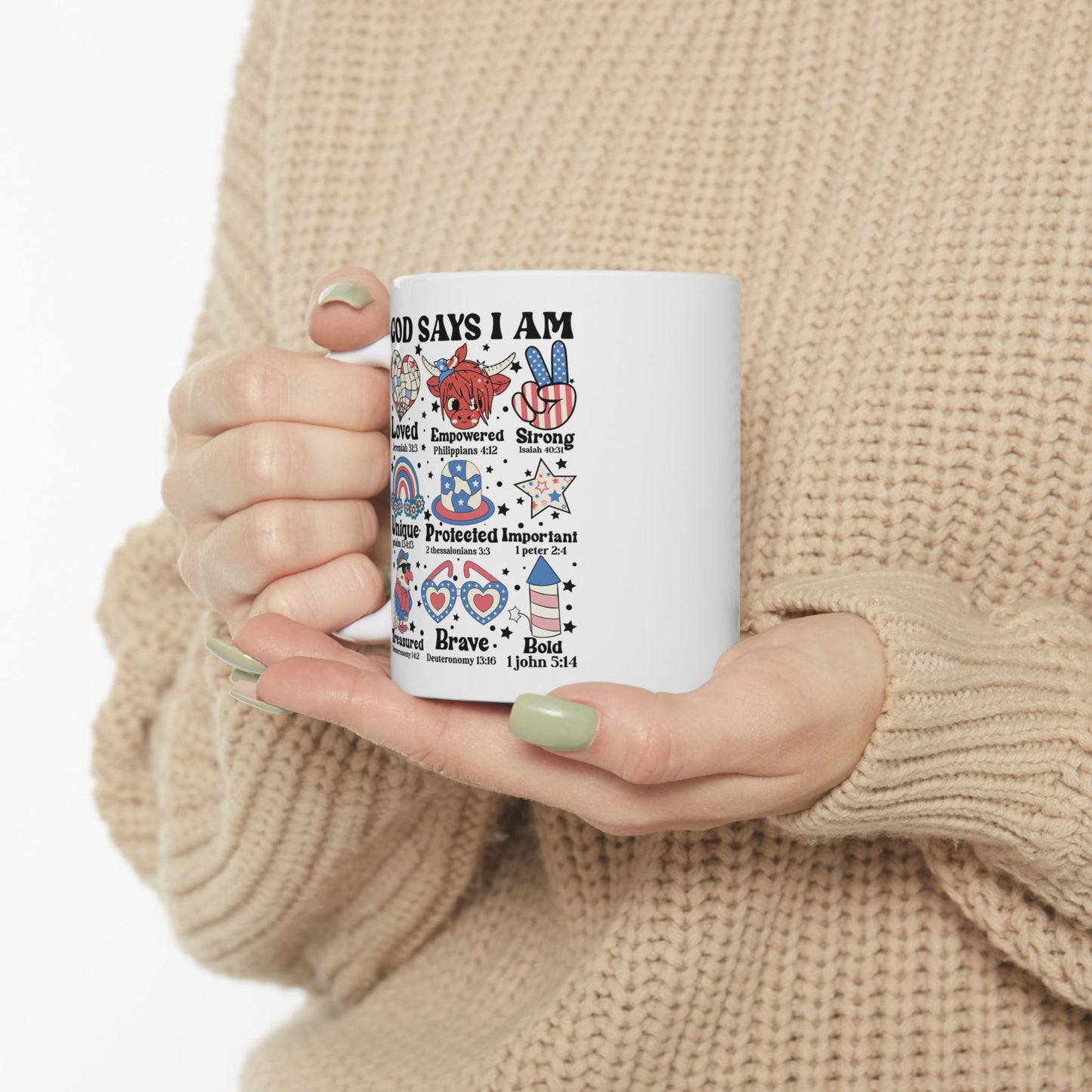 Religious Mug - God Says I Am