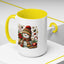 Christmas Mug - Snowman with Christmas Decorations