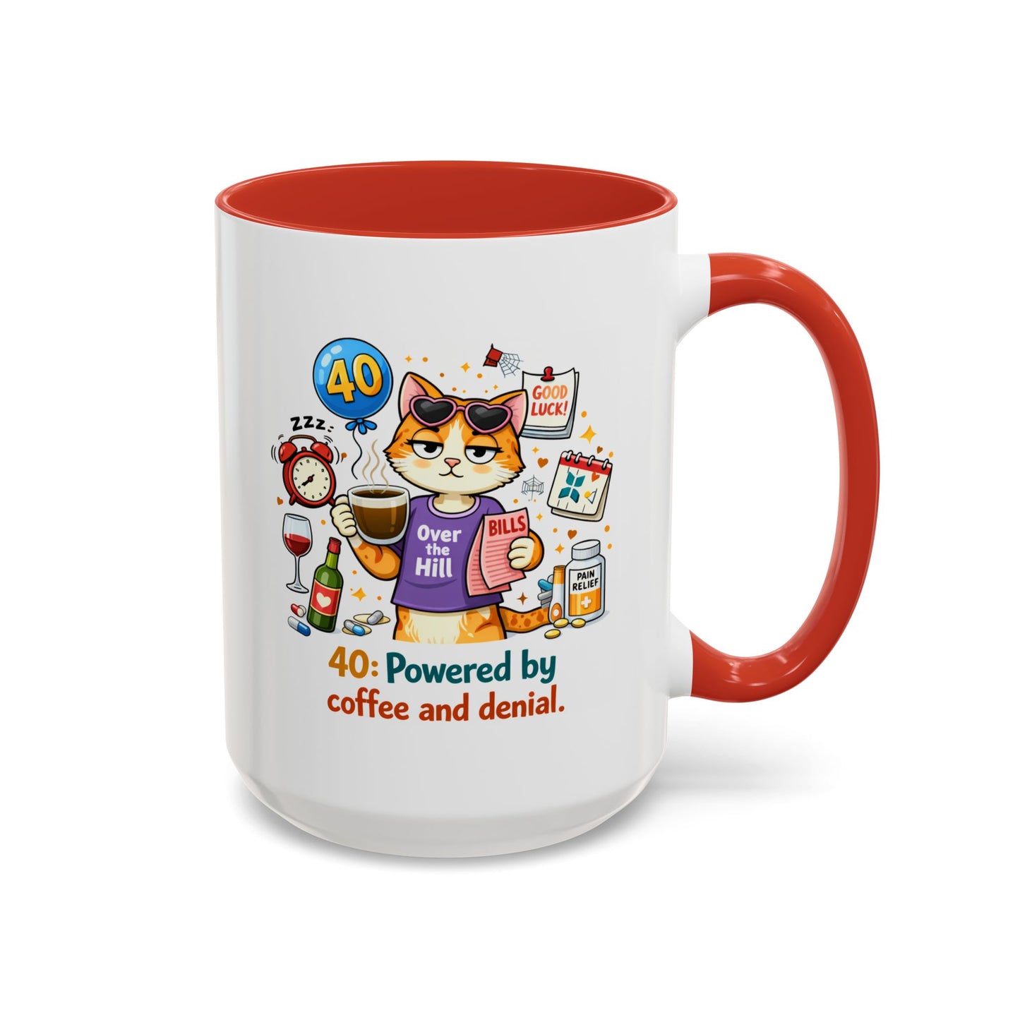 Birthday Mug - 40 Powered By