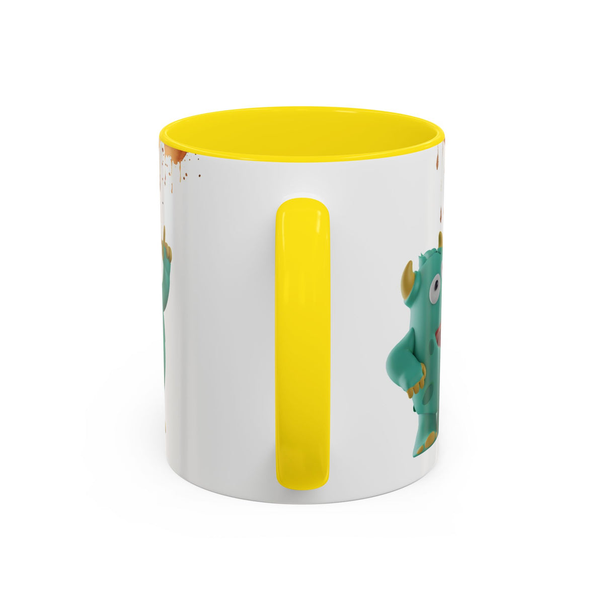 Humor Mug - Monster Drinks Coffee Spill