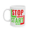 Motivation Mug - Stop Thinking Start Doing 2