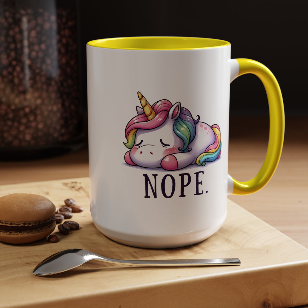 Humor Mug - Nope Unicorn