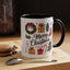 Christmas Mug - Merry Christmas Green Text Presents Tree Candy Cane