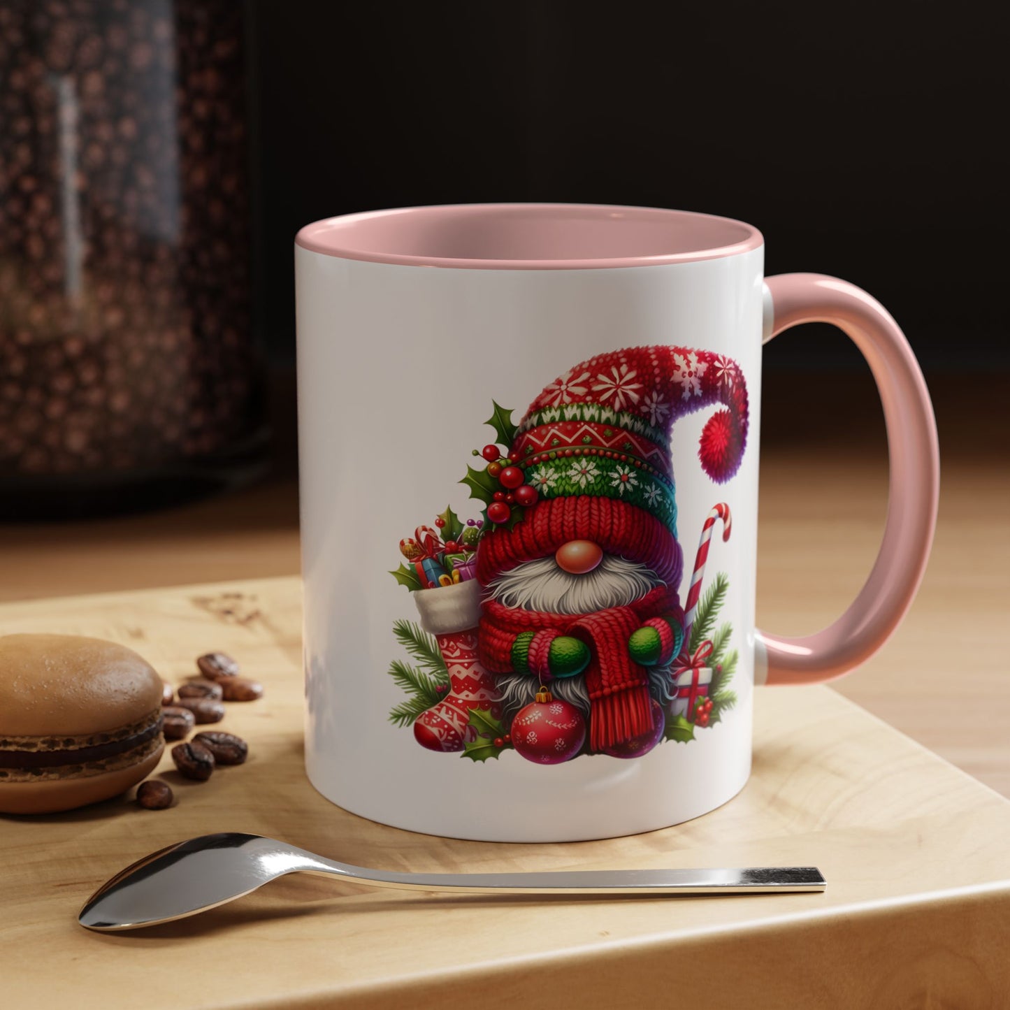 Christmas Mug - Gnome and Candy Cane