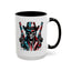 4th of July Mug - Skeleton with American Flag