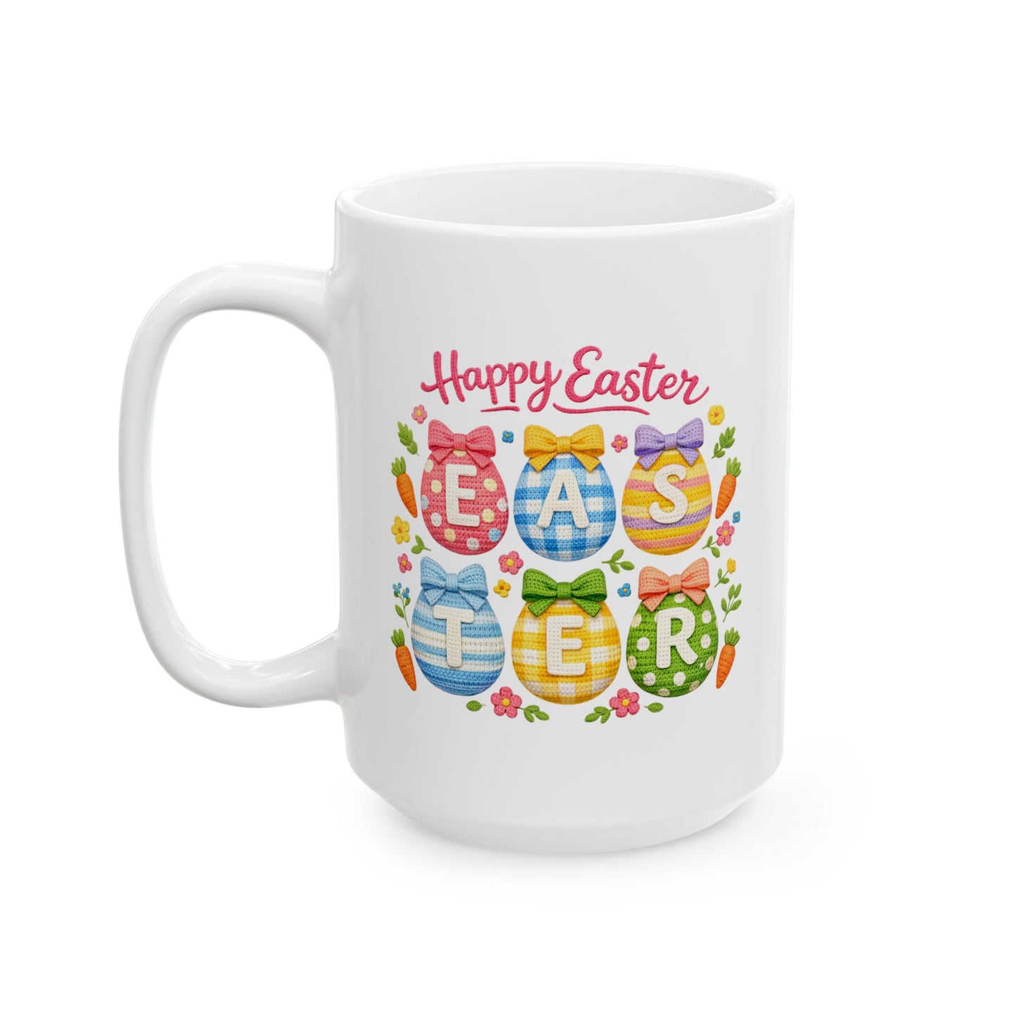 Easter Mug - Happy Easter Crochet