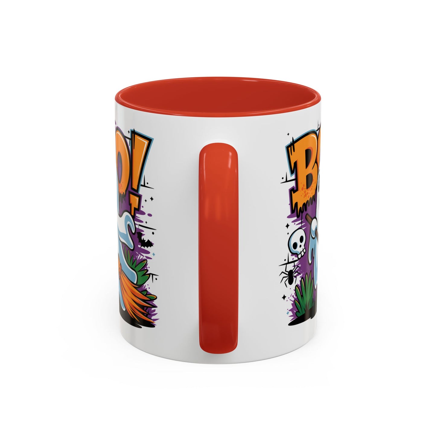 Halloween Mug - Boo! Flying Ghost With Broom