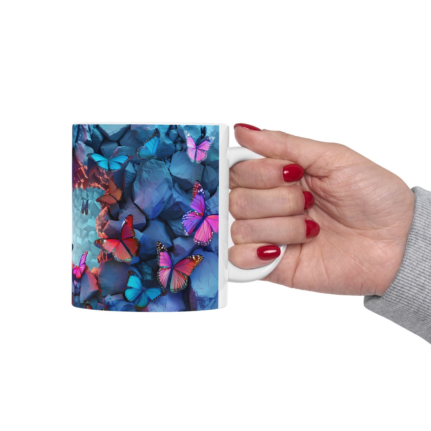 Artistic Mug - Colorful Butterflies