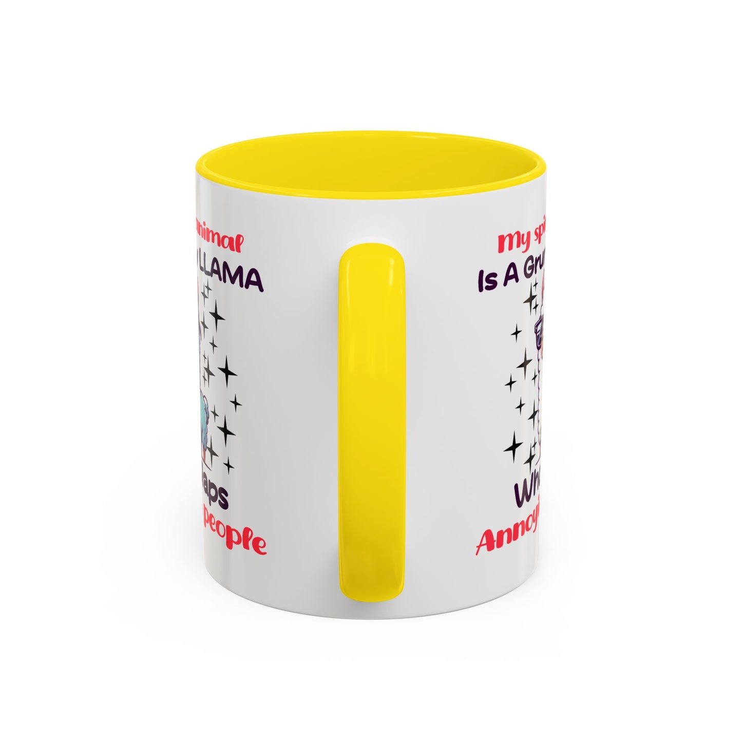 Humor Mug - My Spirit Animal is a Grumpy Llama