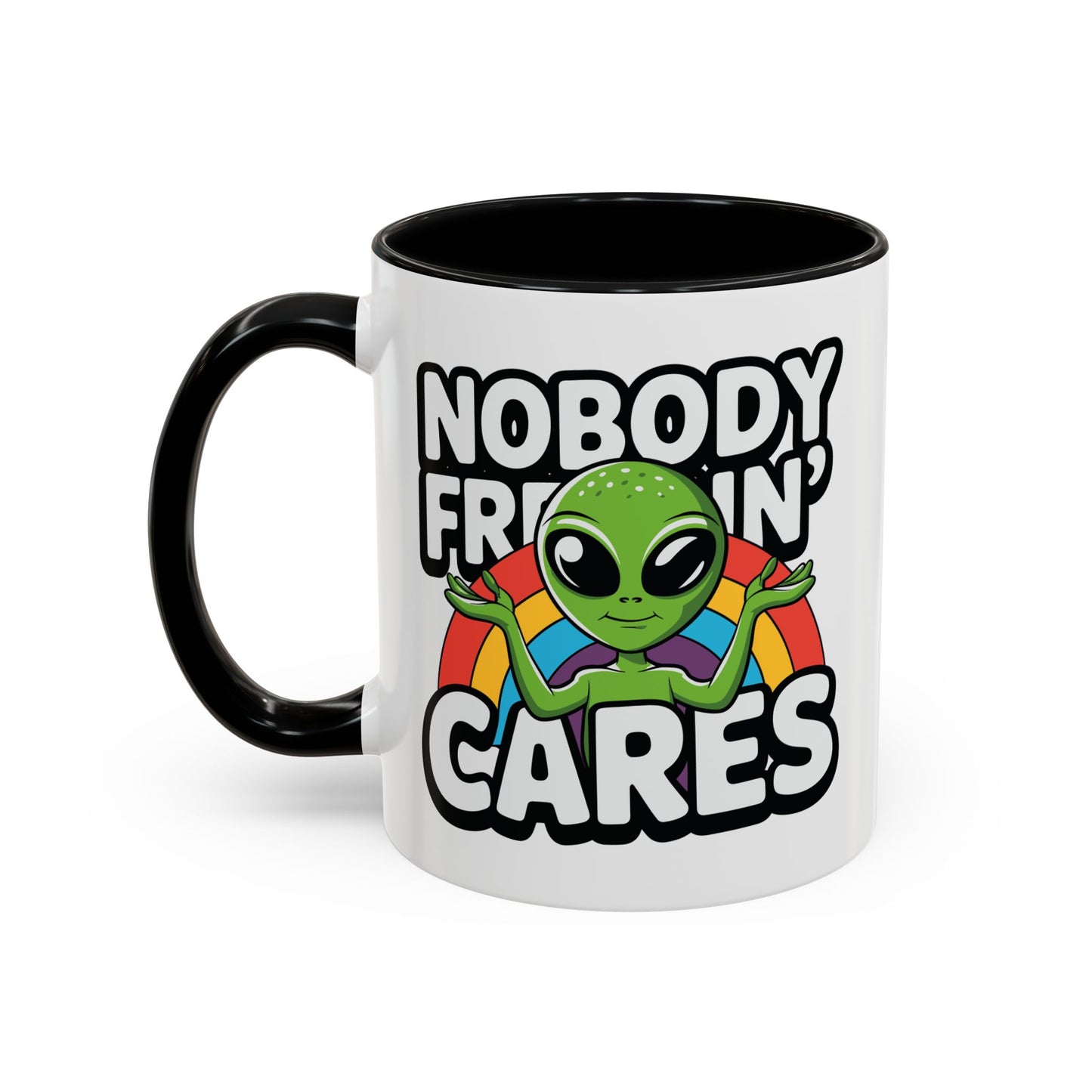 Alien Mug - Nobody Freakin Cares