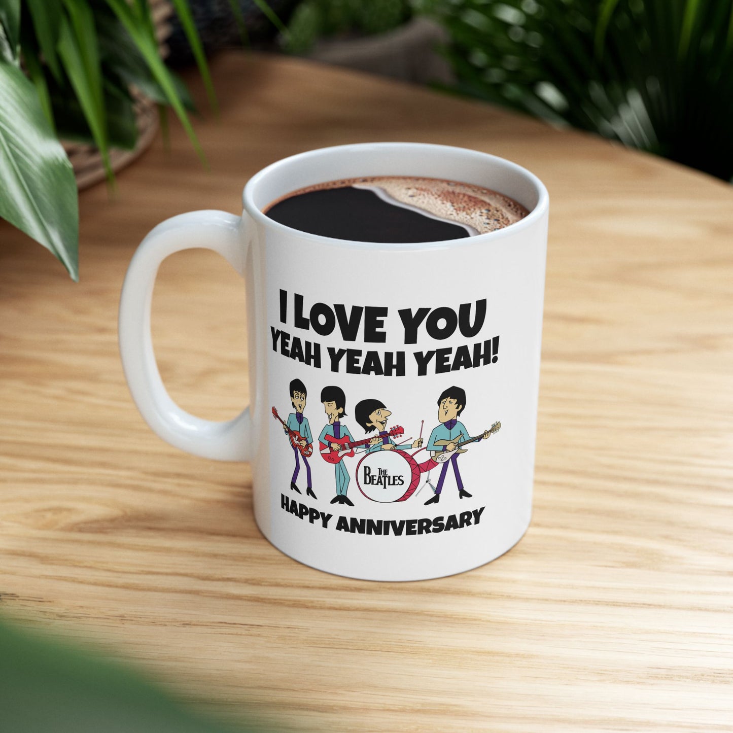 Anniversary Mug - I Love You Yeah Yeah Yeah