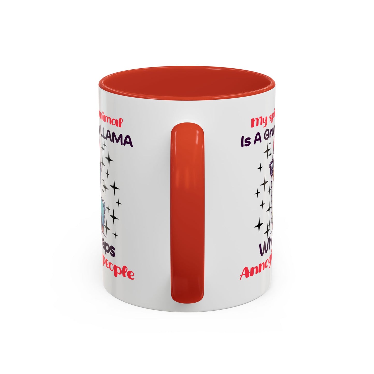Humor Mug - My Spirit Animal is a Grumpy Llama