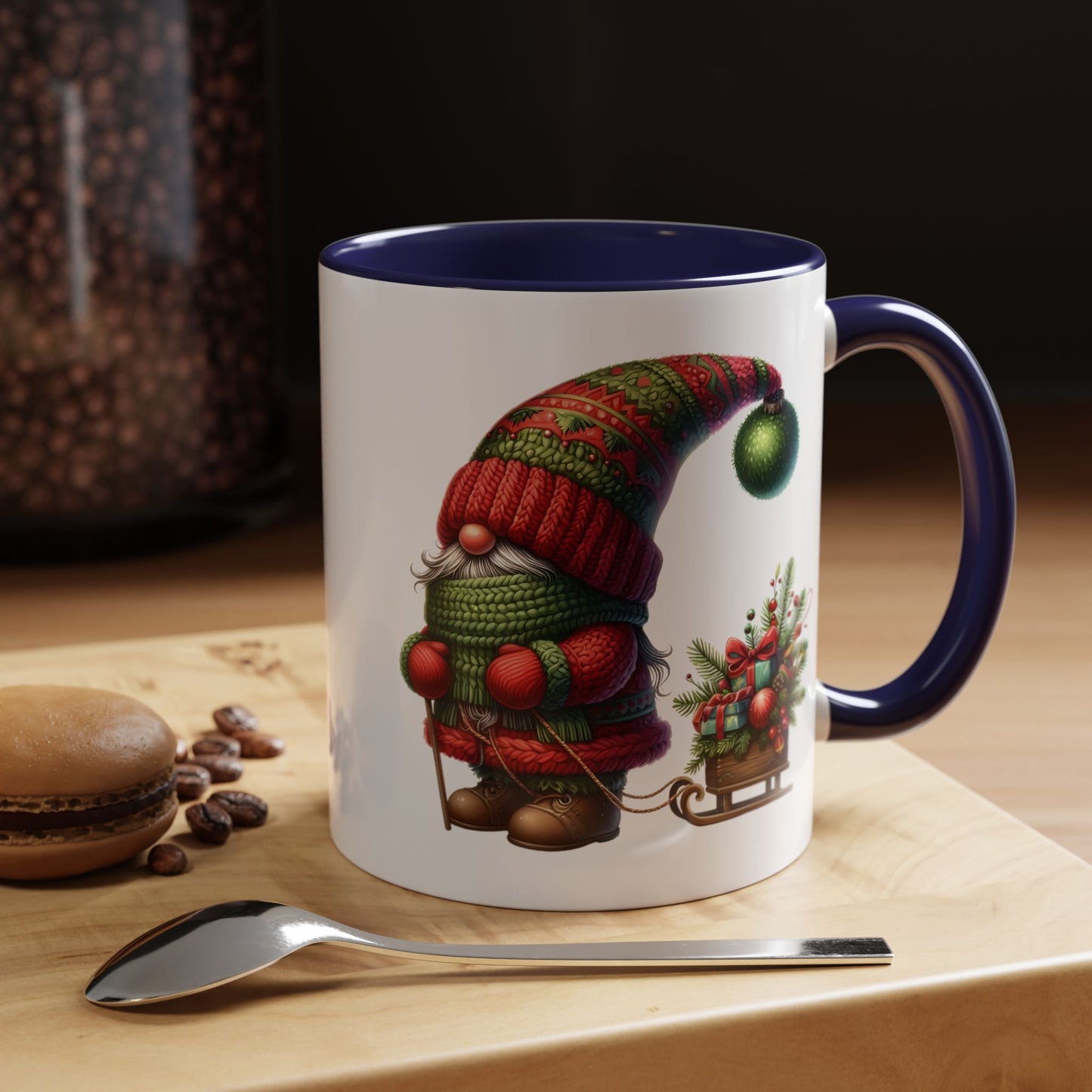 Christmas Mug - Gone with Miniature Sleigh