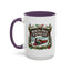Christmas Mug - North Pole Express Steam Locomotive Decorations