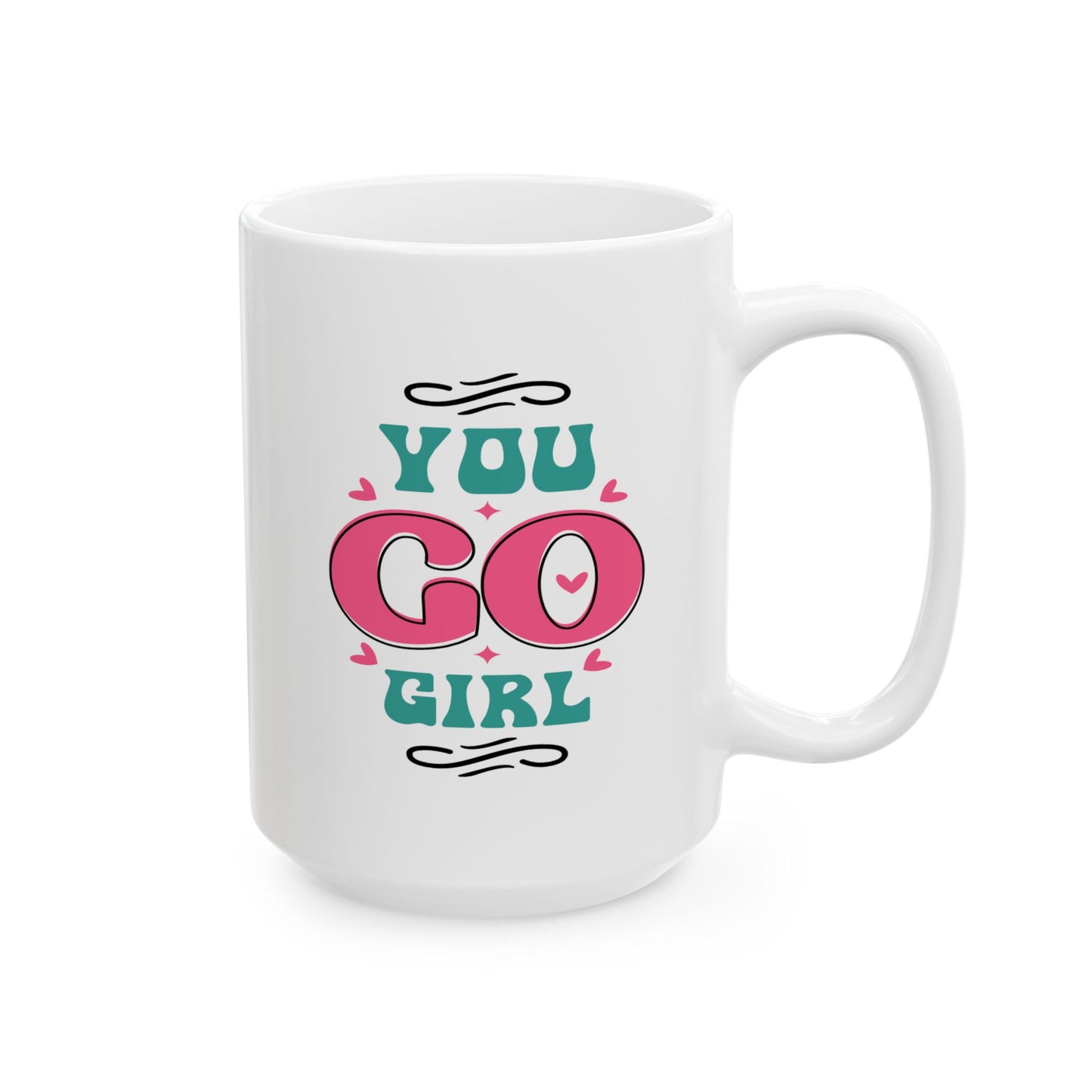 Motivation Mug - You Go Girl Retro