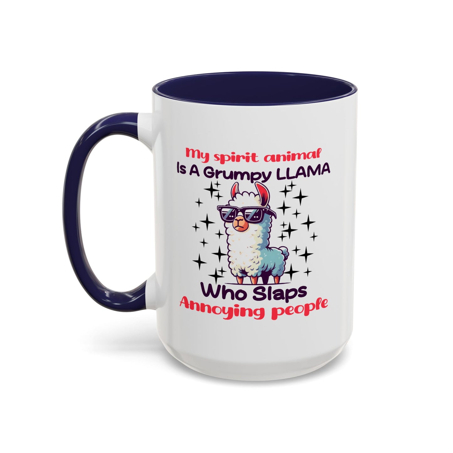 Humor Mug - My Spirit Animal is a Grumpy Llama