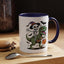 Halloween Mug - Skeleton Riding Dinosaur