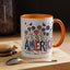4th of July Mug - Floral America Patriotic
