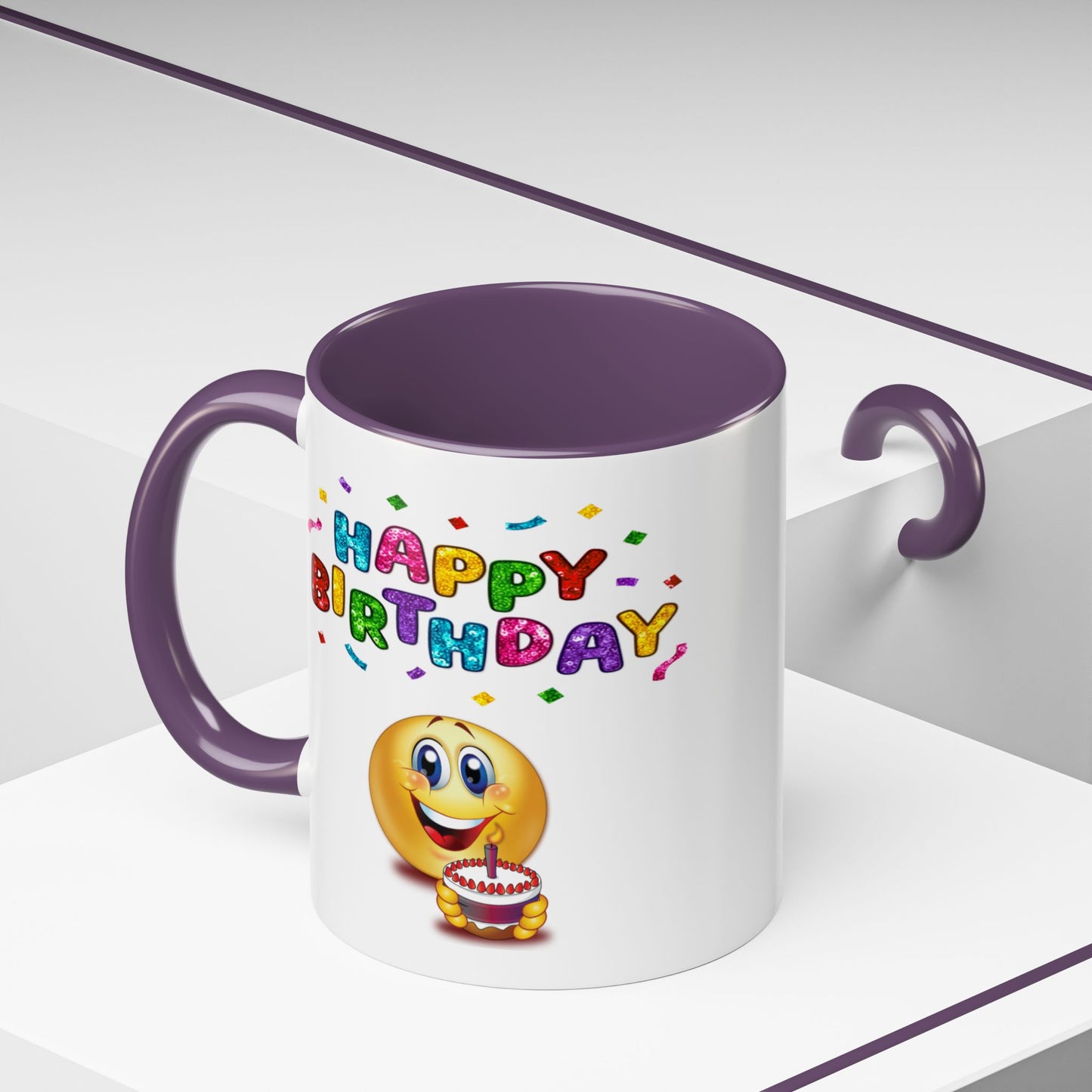 Birthday Mug - Happy Birthday Emoji