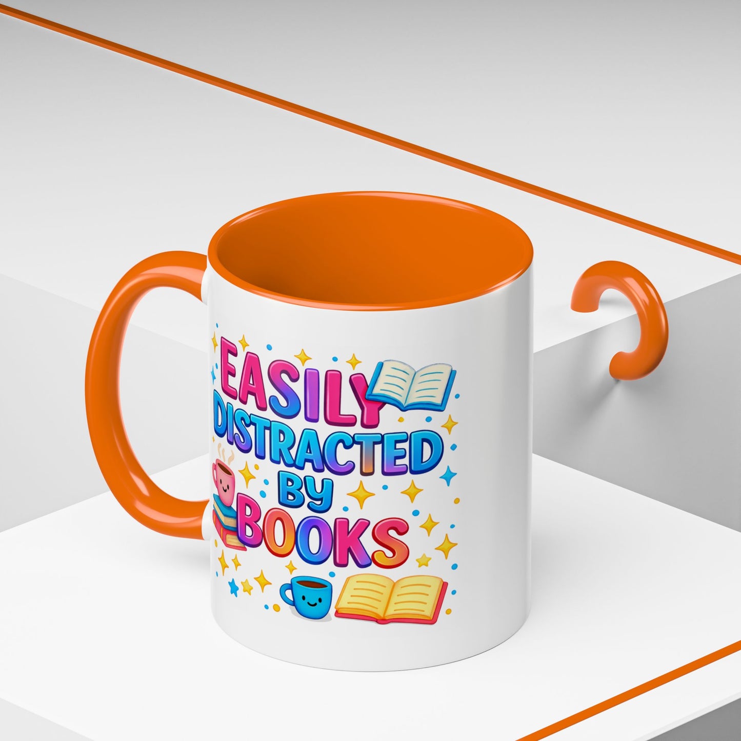 Humor Mug - Easily Distracted By Books