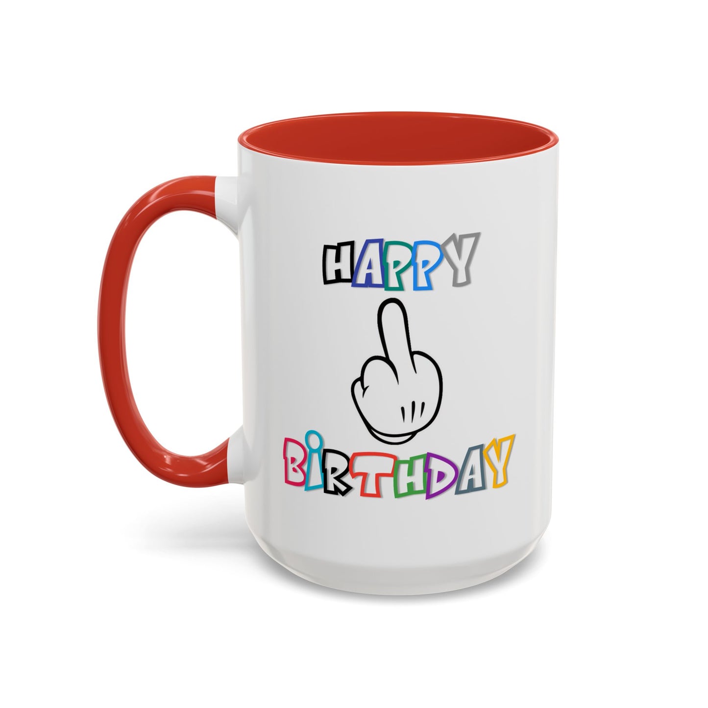 Adult Mug - Happy Birthday Middle Finger
