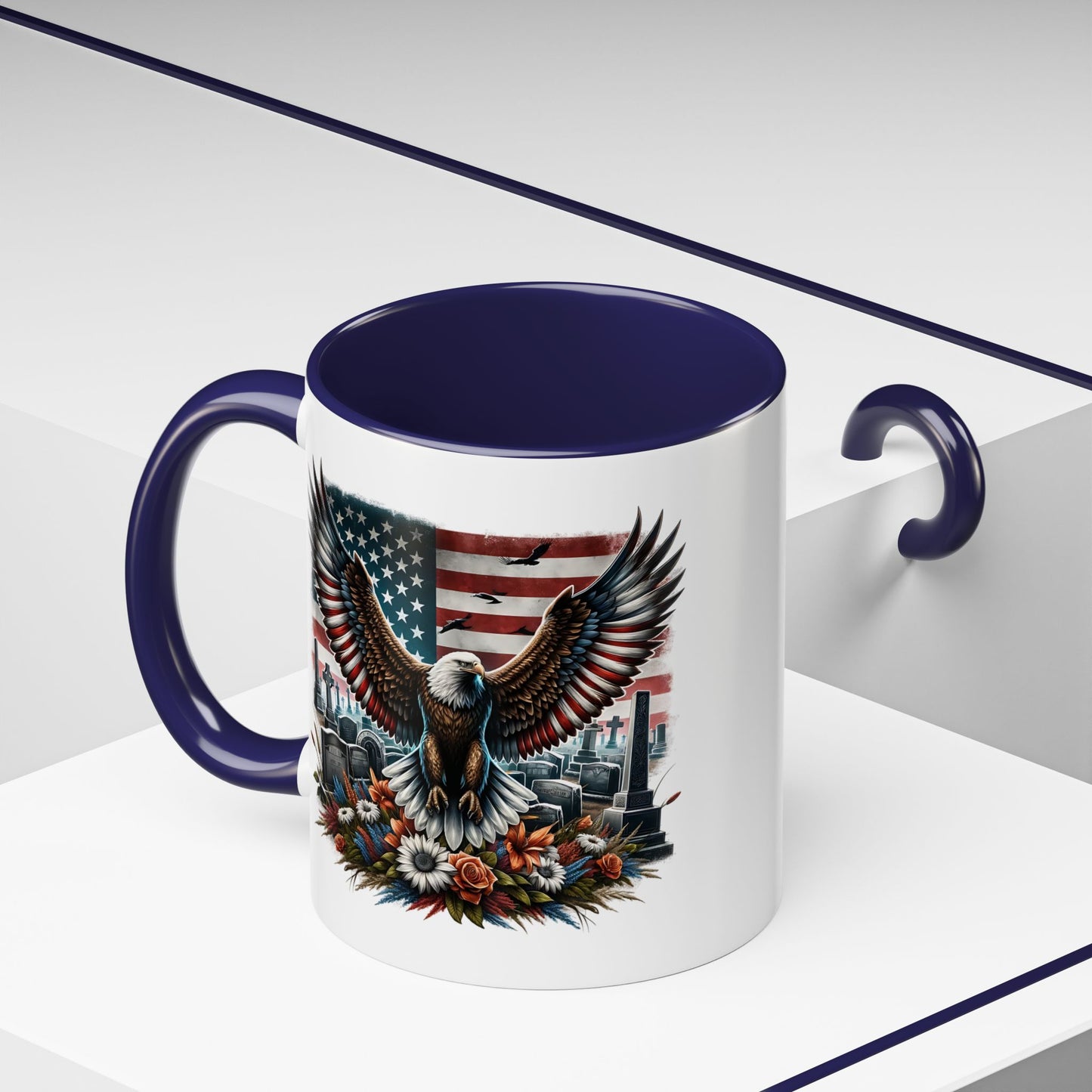 4th of July Mug - American Bald Eagle Memorial