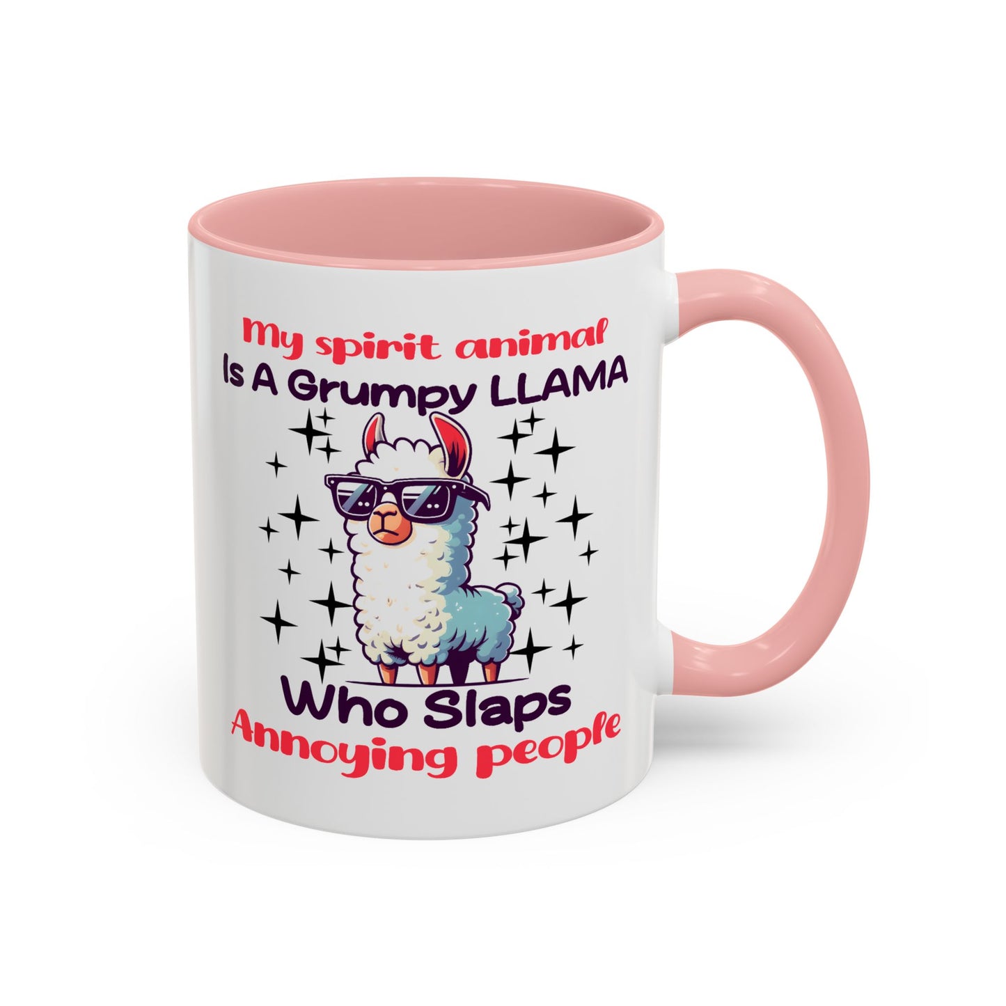 Humor Mug - My Spirit Animal is a Grumpy Llama