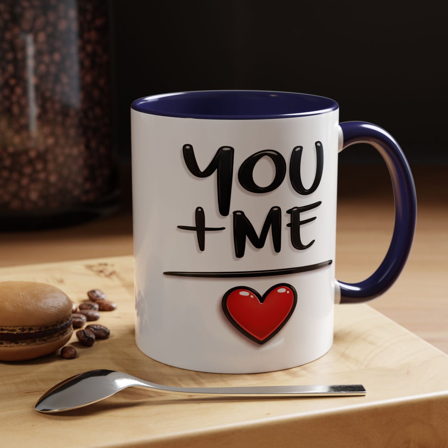 Anniversary Mug - You and Me Red Heart