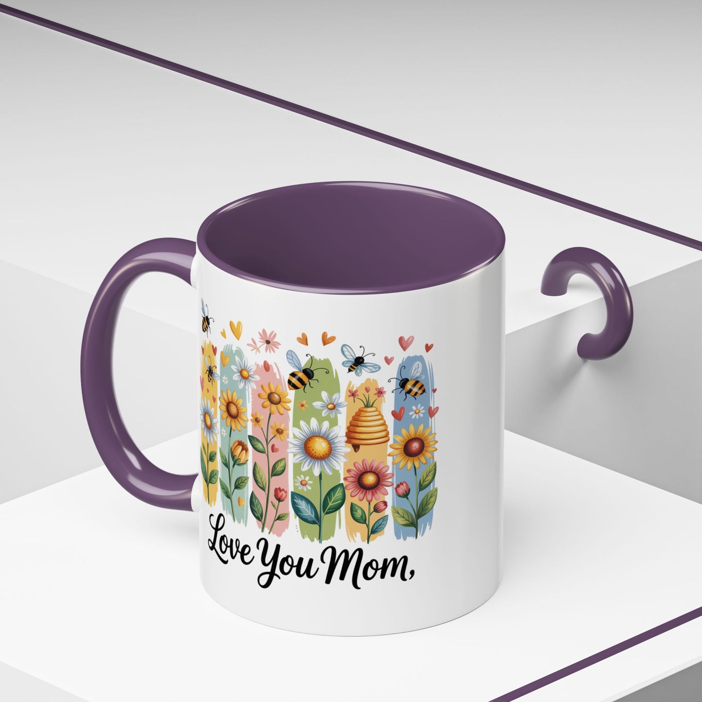Mother's Day Mug - Love You Mom Beehive