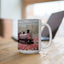 Artistic Mug - Felted Train 2