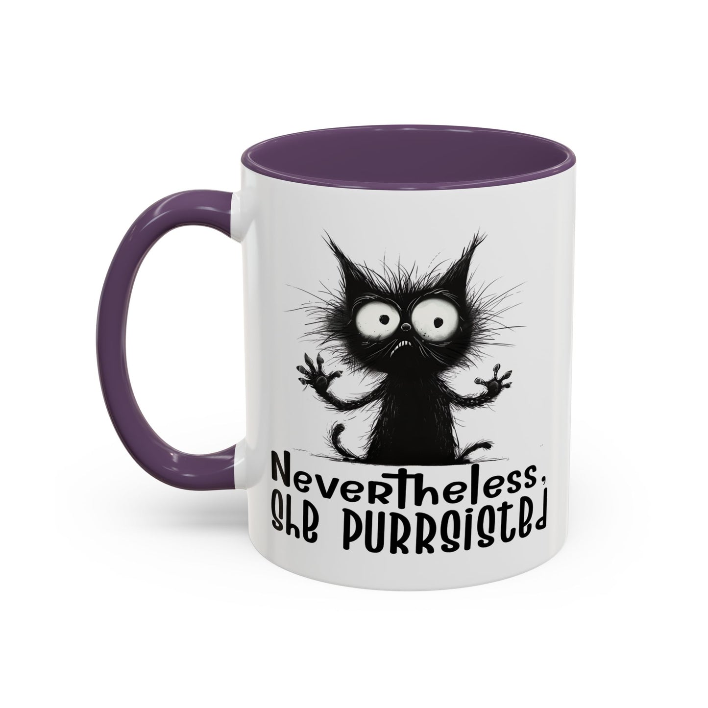 Animal Mug - Nevertheless, She Purrsisted