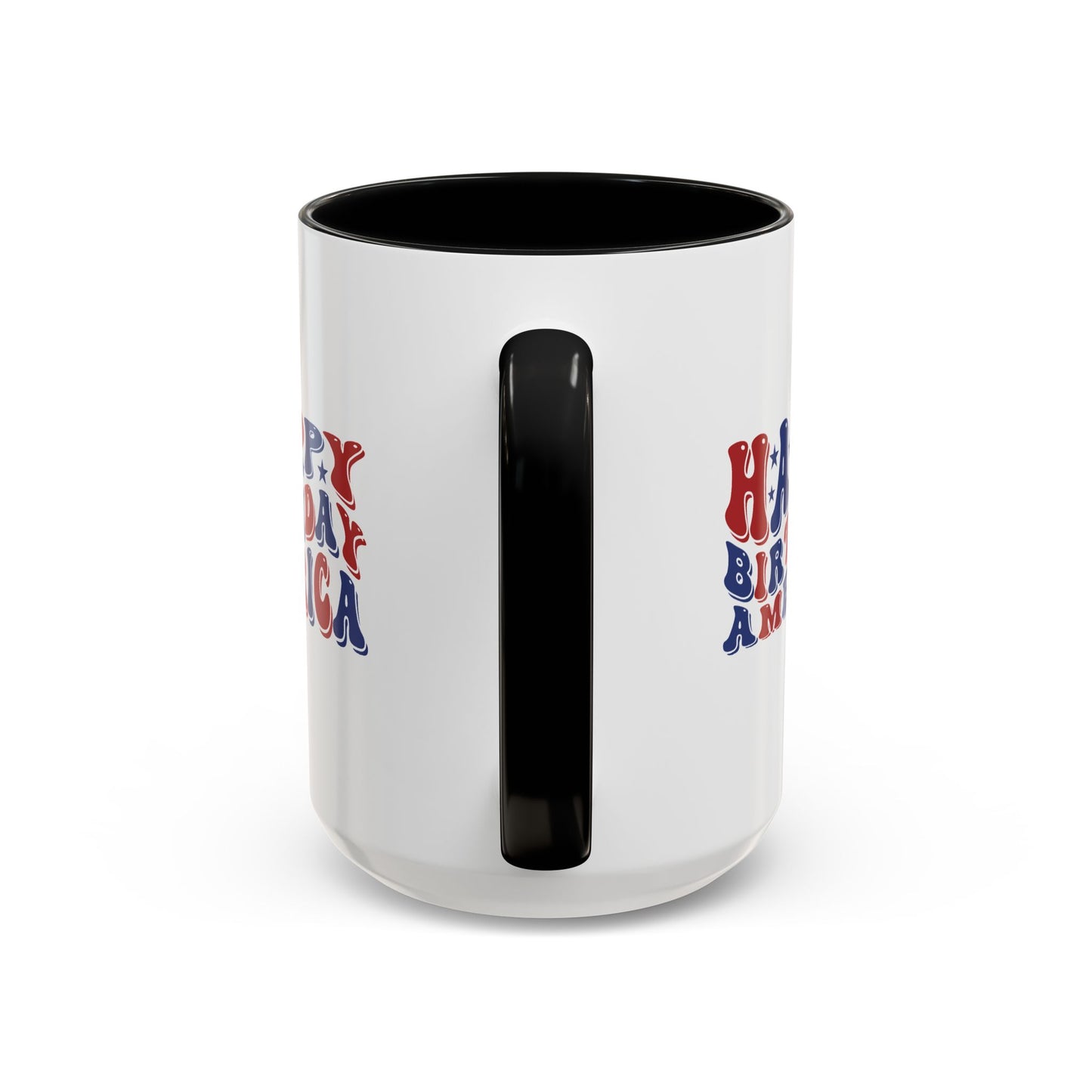 4th of July Mug - Happy Birthday America Retro
