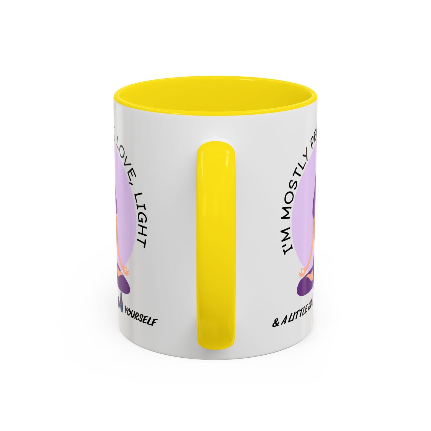 Adult Mug - I'm Mostly Peace, Love, Light
