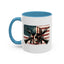 4th of July Mug - Skull Guns Flag