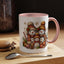 Christmas Mug - Gold Snowman Family